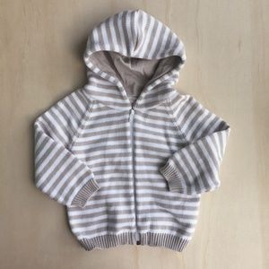 Kissy Kissy NWOT stripey sweater, 12-18 months